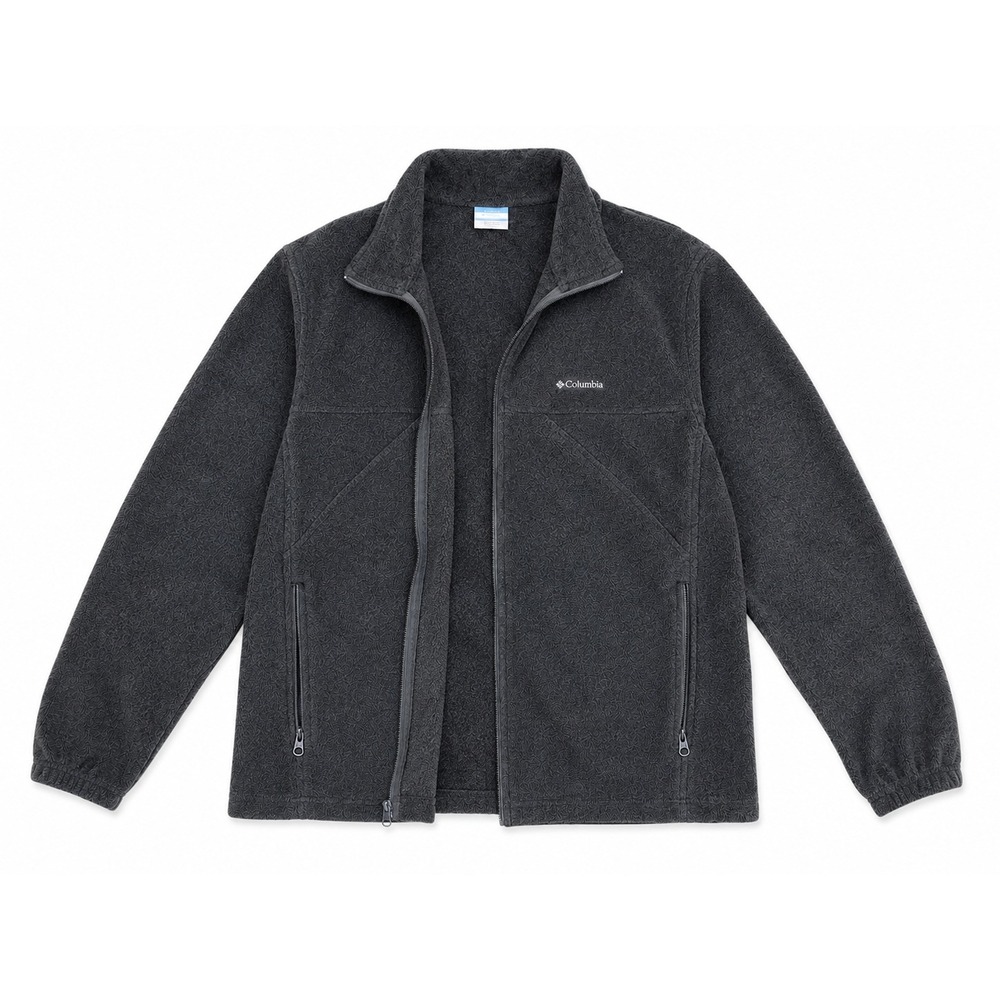 Columbia Sportswear Men's Full Zip Fleece Jacket Charcoal Gray Size XL